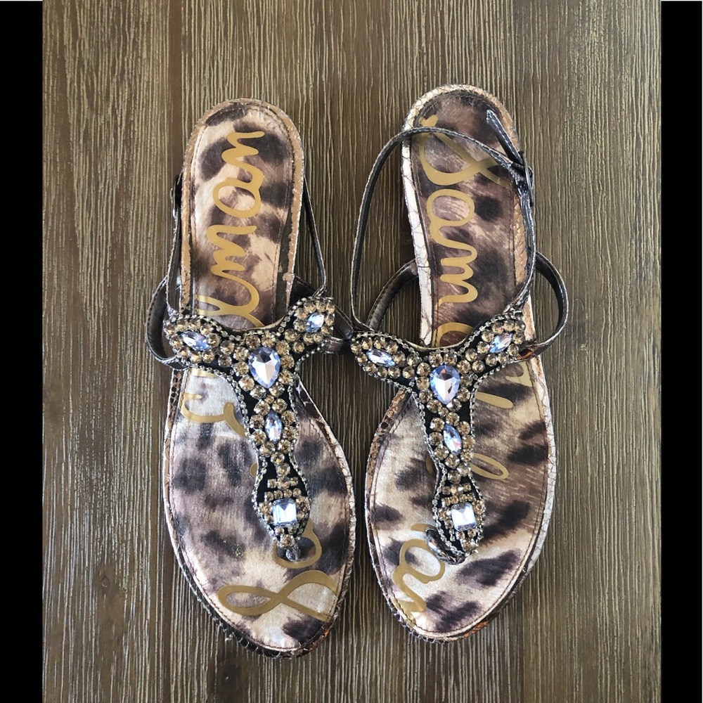 Sam Edelman Embellished Sandals - Picture 5 of 9